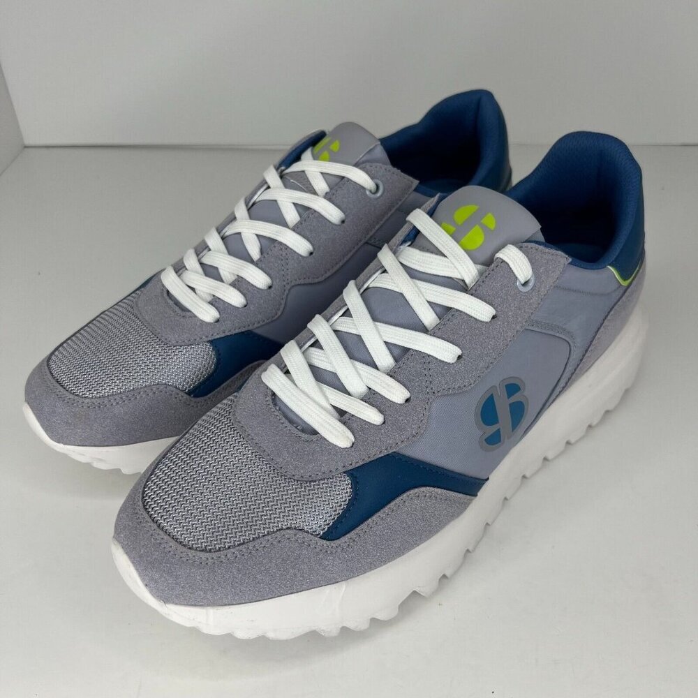 Sports Illustrated Mens Textile Gray Mesh Lace Up Low Top Size 12 Sneakers